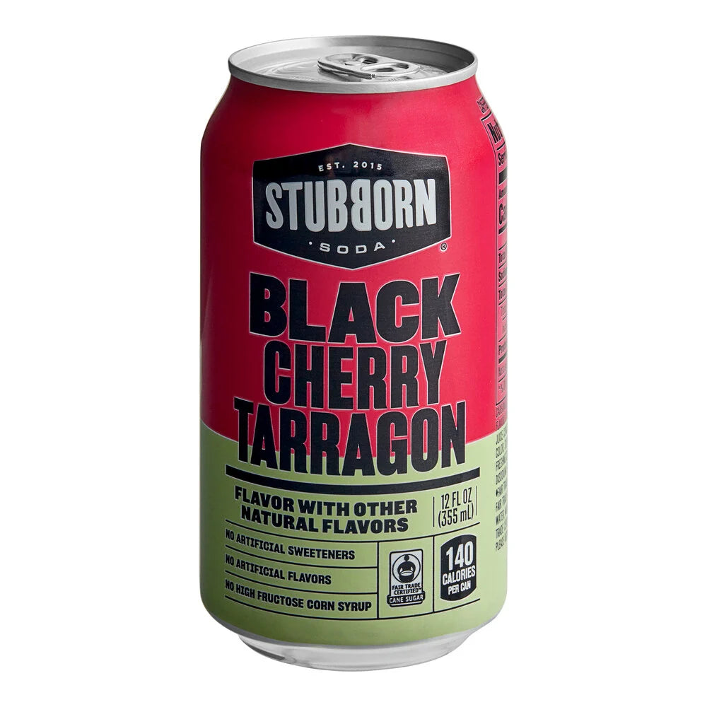 Stubborn Soda Black Cherry Tarragon
