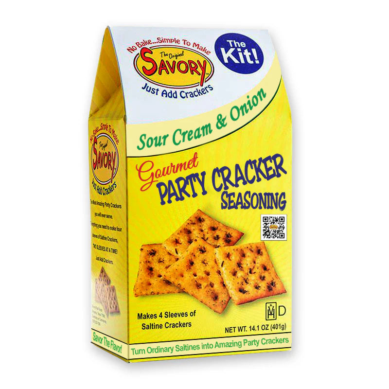 Savory Saltine Seasoning Sour Cream and Onion Kit