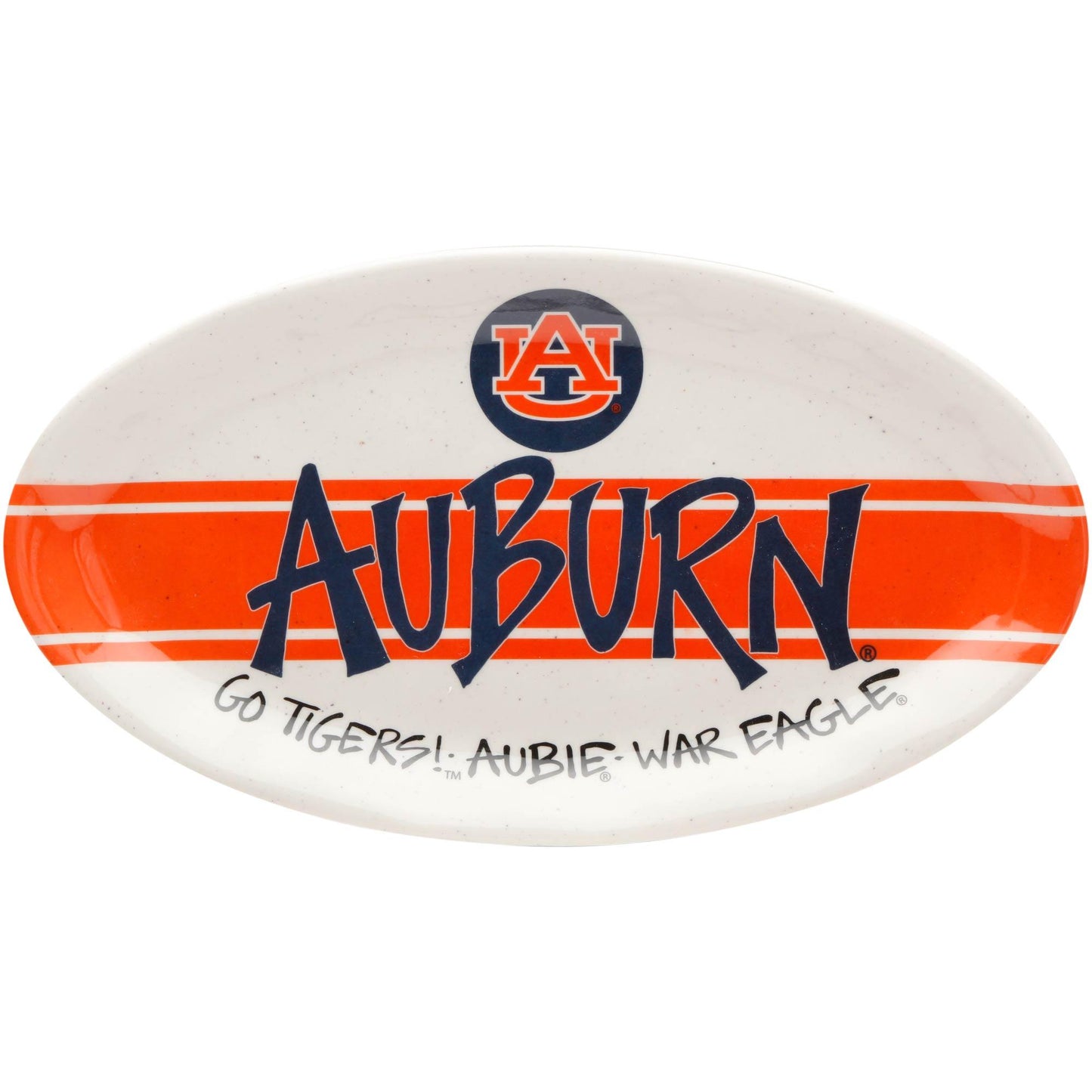 Auburn Tigers Oval Melamine Platter