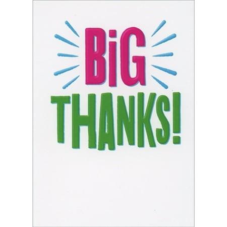 Big Thanks Card by Avanti Press