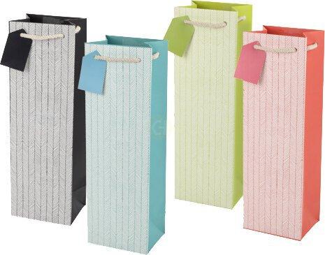 Gift Bag Assorted Herringbone