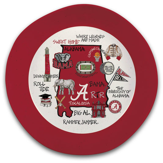 Alabama Crimson Tide Melamine Serving Bowl