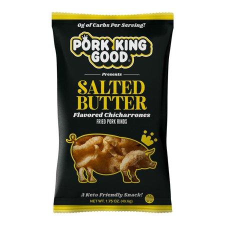 Pork King Good Salted Butter Pork Rinds Bag