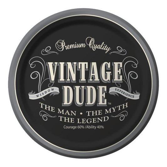 Vintage Dude Bday Lunch Plate