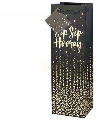 Cakewalk Sip Sip Hooray Bubbles Wine Gift Bag