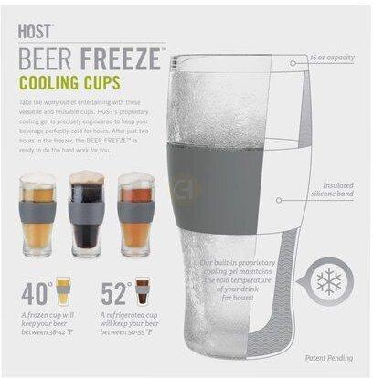 True Beer Freeze Cooling Cup Single