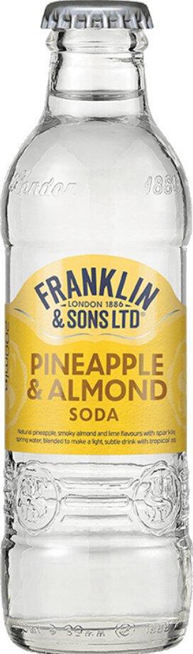Franklin & Sons Pineapple Mixer W Almond 4x200ml