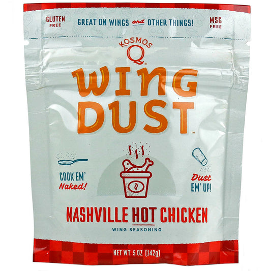 Kosmos Q Wing Dust Nashville Hot Chicken Wing Seasoning 5 Oz