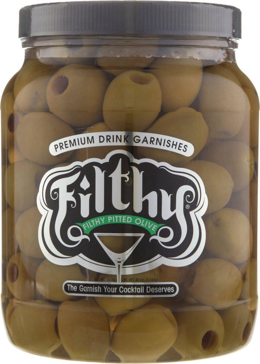 Filthy Cocktail Garnish Pitted Olives Jar
