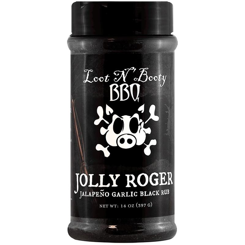 Loot N' Booty 14 Oz Jolly Roger Jalapeno Garlic Rub