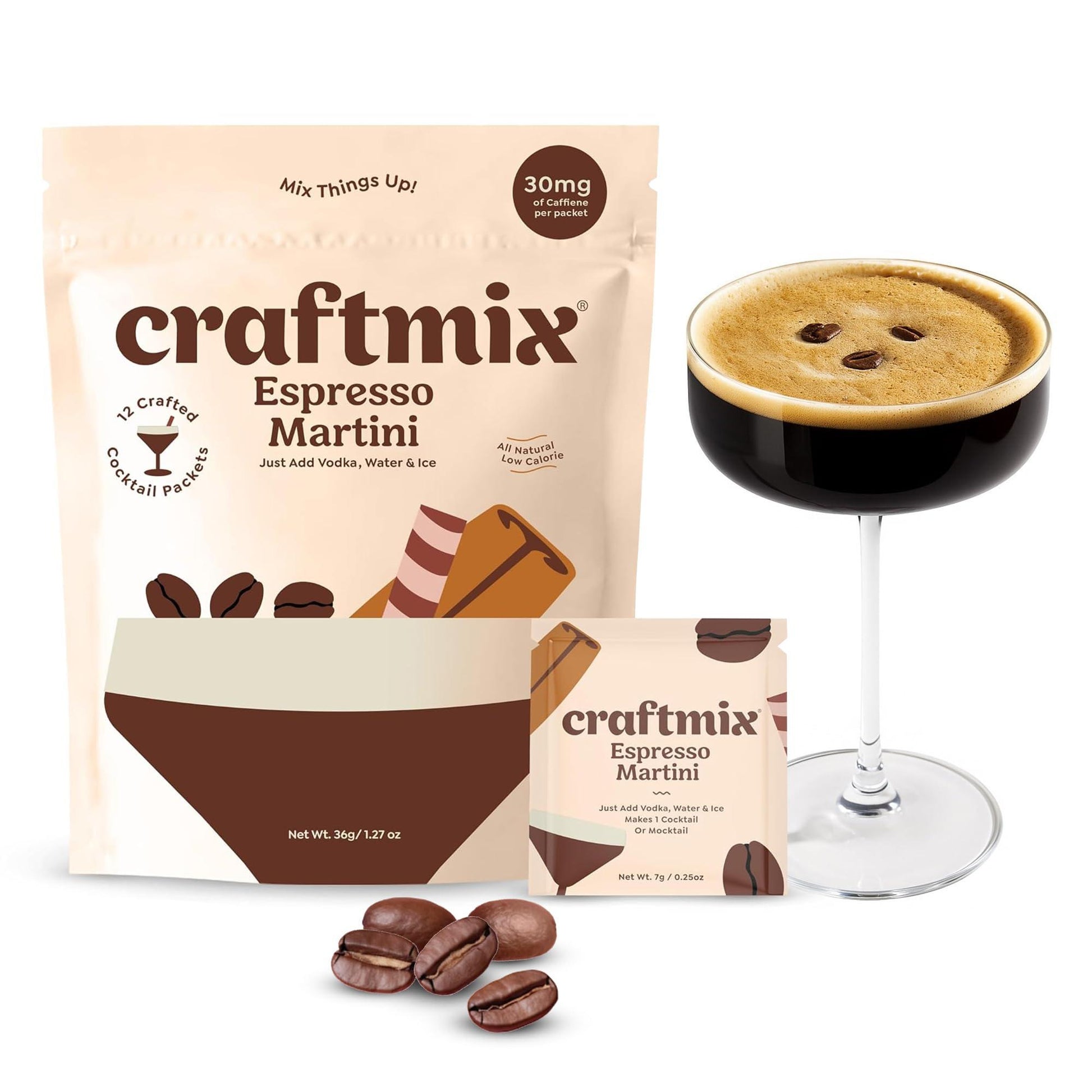 Craftmix Espresso Martini Cocktail Mocktail Mixer