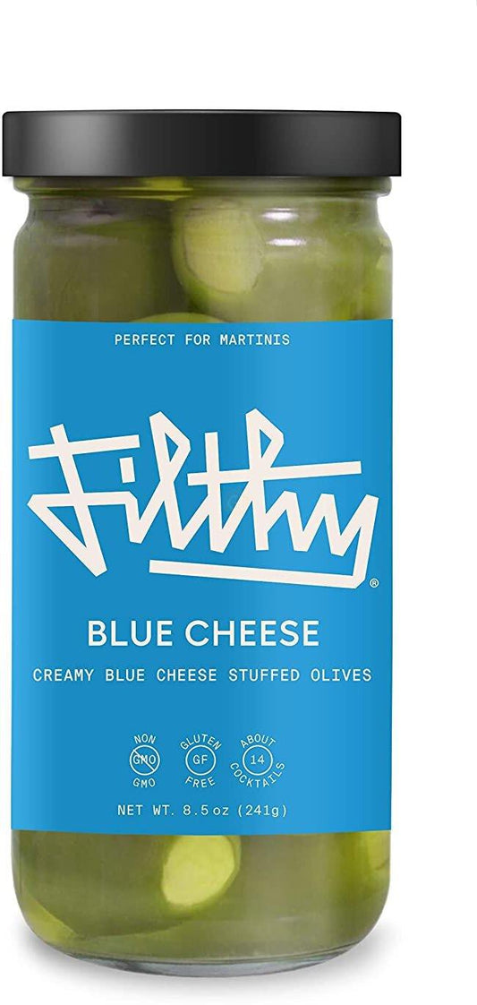 Filthy Cocktail Blue Cheese Stuffed Olive Garnish