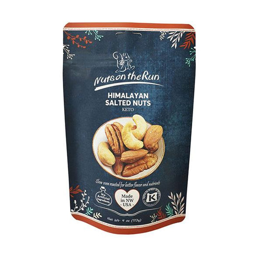 Nuts on the Run  Himalayan Salted Mixed Nuts