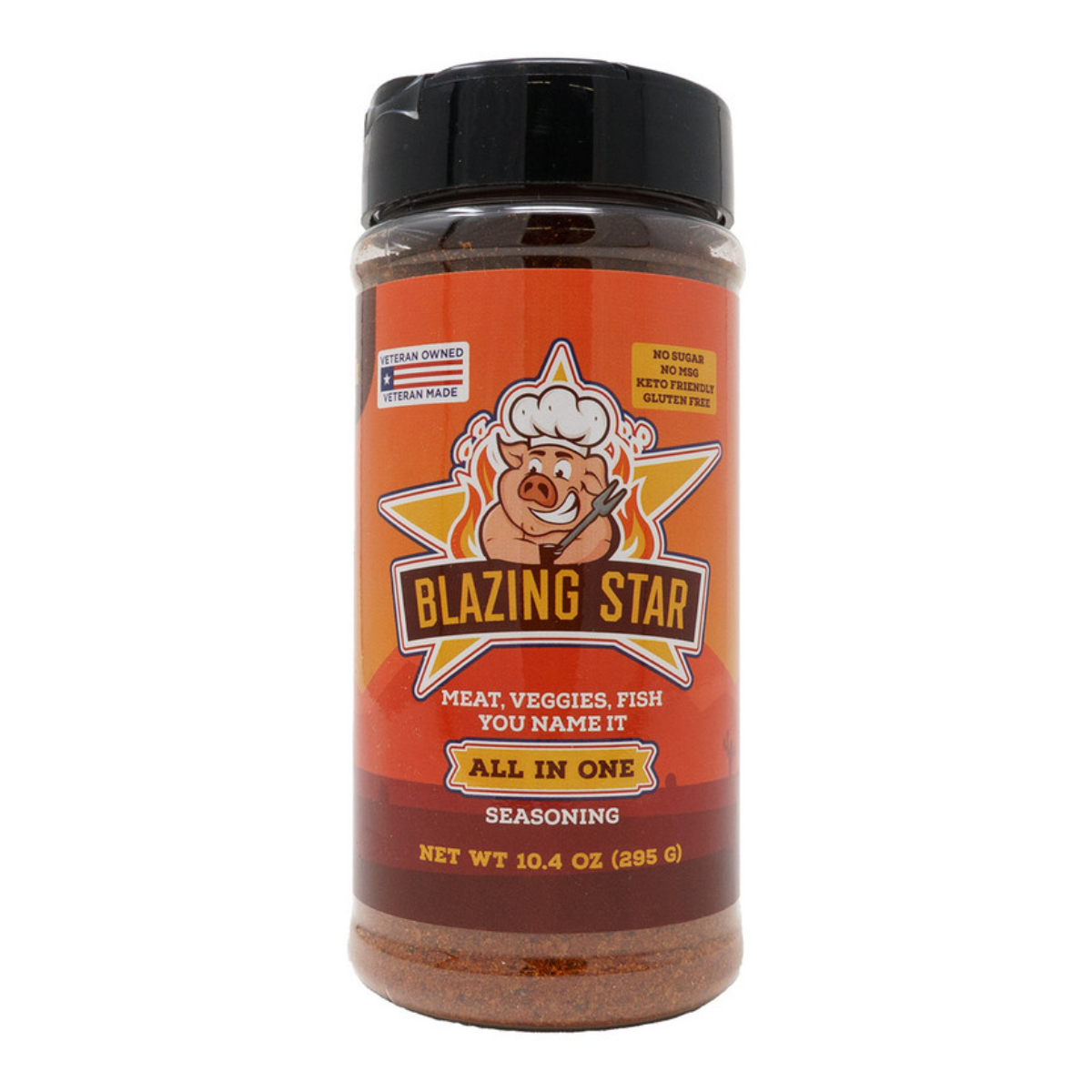 Blazing Star All-in-One Seasoning, Garlic, Salt, Onion
