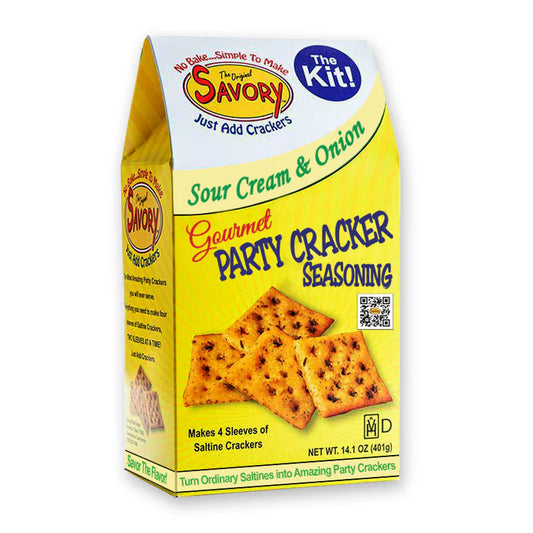 Savory Saltine Seasoning Sour Cream and Onion Kit