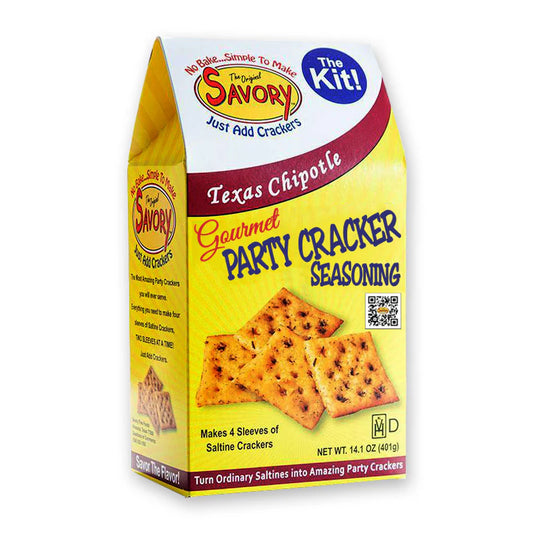 Savory Saltine Seasoning Texas Chipotle Kit