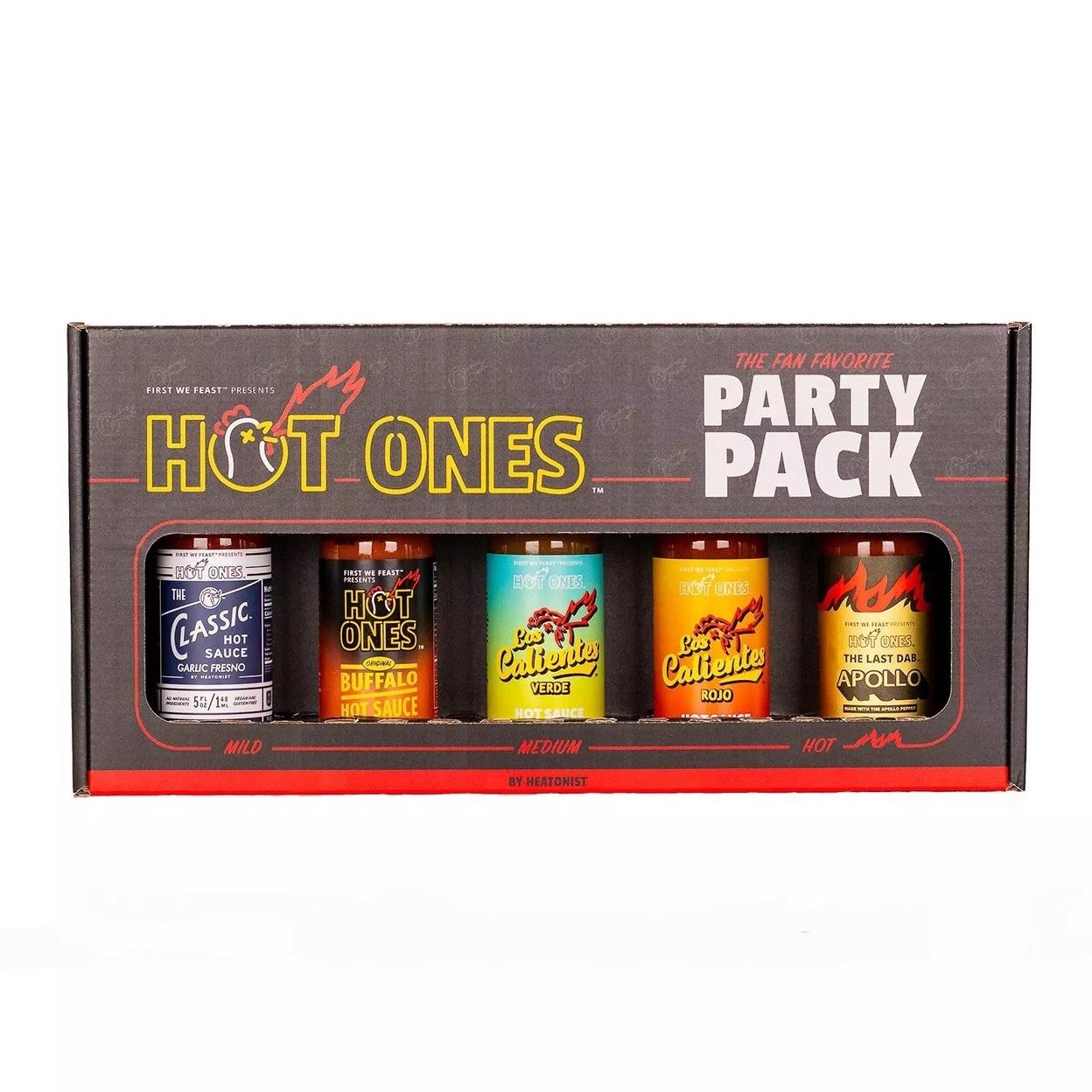 Hot Ones Hot Sauce Party Pack