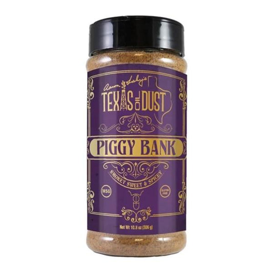 Texas Oil Dust Piggy Bank Rub