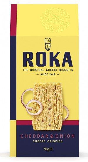 Roka Cheddar & Onion Cheese Crisps