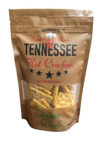 Sherman's Hot Tennessee Crackers Italian Herb