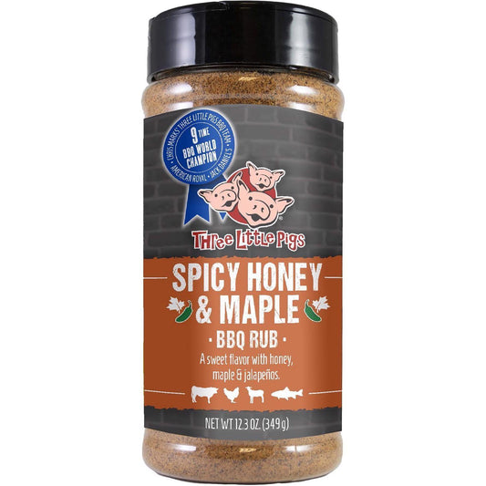 Three Little Pigs Pigs Spicy Honey & Maple Bar-B-Q Rub