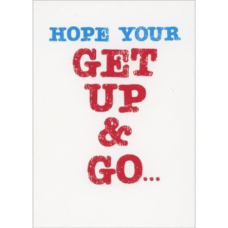 Hope Your Get Up and Go Card by Avanti Press