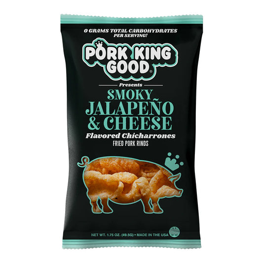 Pork King Good Smoky Jalapeno & Cheese Pork Rinds
