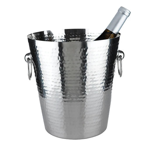 Viski Ice Bucket Hammered Ice Bucket