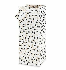 Tuxedo Dots Liquor And Champagne Gift Bag